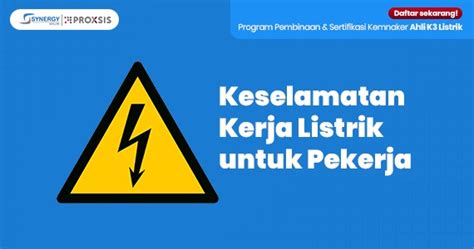 Keselamatan Kerja Listrik untuk Pekerja - Synergy Solusi Indonesia