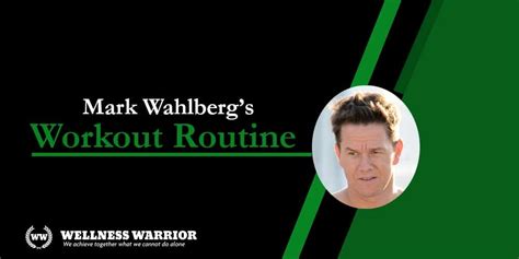 Mark Wahlberg's Workout Routine, Diet Schedule & Training