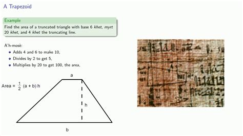 Egyptian geometry - YouTube