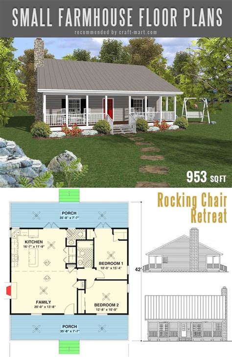 Small farmhouse plans for building a home of your dreams | Simple farmhouse plans, Small ...