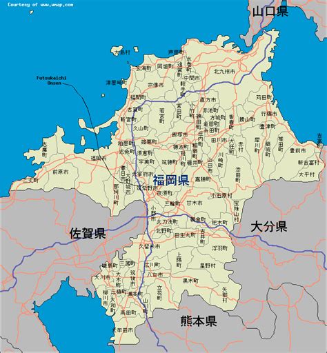 Fukuoka Map - ToursMaps.com