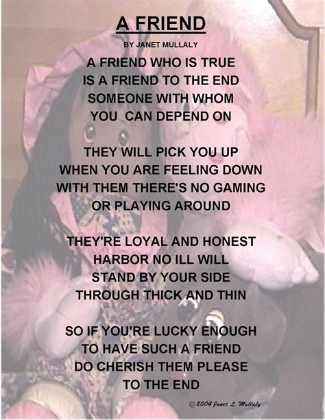 Friendship Poem: A Friend