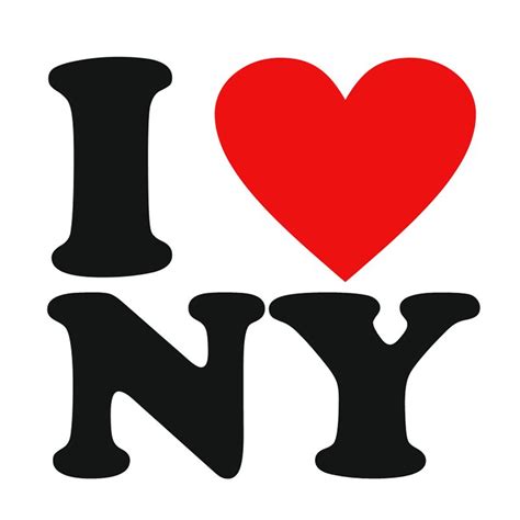 The famous I Love New York logo by Milton Glaser is a great example of a more modern New ...