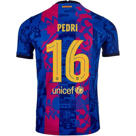 2021/22 Nike Pedri Barcelona 3rd Jersey - SoccerPro