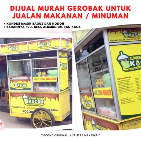 Gerobak Jualan Makanan/Minuman, Serba Serbi, Others di Carousell