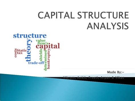 Capital structure analysis