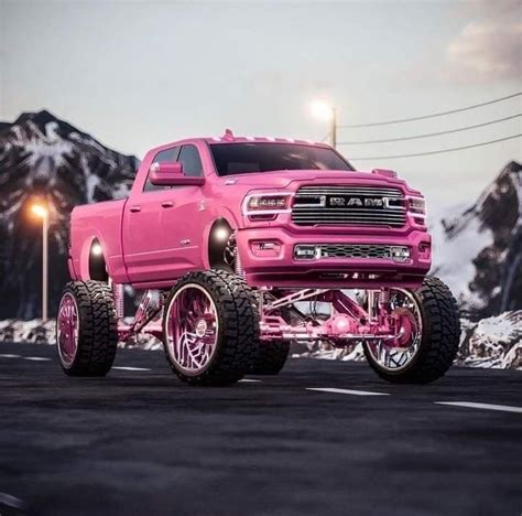 Pin by Cory F. on Mopar | Jacked up trucks, Pink lifted trucks, Trucks lifted diesel