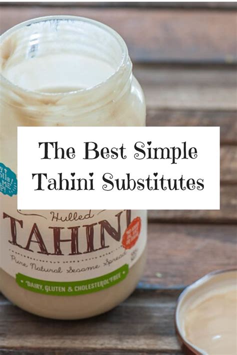 The Best Simple Tahini Substitutes | Stonesoup | Tahini substitute, Tahini, Ingredient substitutions