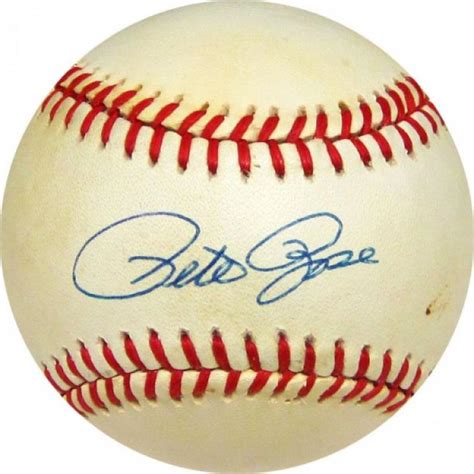 Pete Rose Autographed Baseball (JSA)