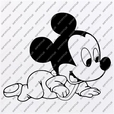 Baby Mickey Svg - 214+ SVG Cut File