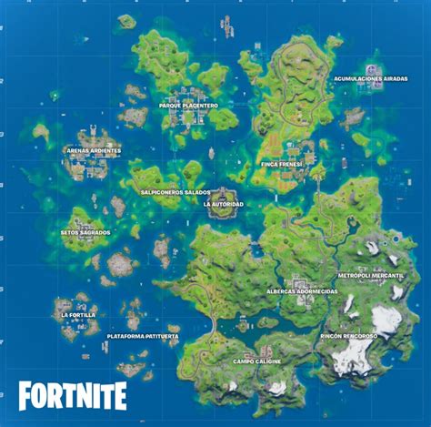 El mapa de Fortnite en la Temporada 3, agua por fases y nueva agencia