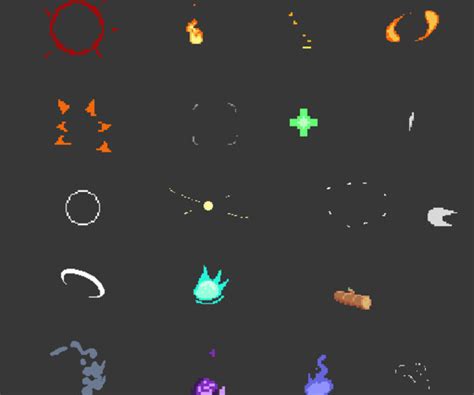 ArtStation - +90 Different Pixel Effects Package | Game Assets