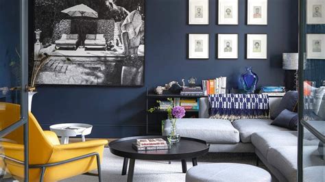 Navy Blue Living Room Design Ideas | www.resnooze.com