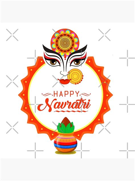 "HAPPY NAVRATRI" Poster for Sale by nsred001 | Redbubble