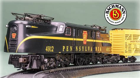 Bachmann HO-Scale #4912 GG1 Pennsylvania Electric Model Train Locomotive Unboxing & Review - YouTube