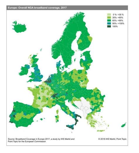 High-speed broadband reached 3/4 of homes in Europe in June 2017