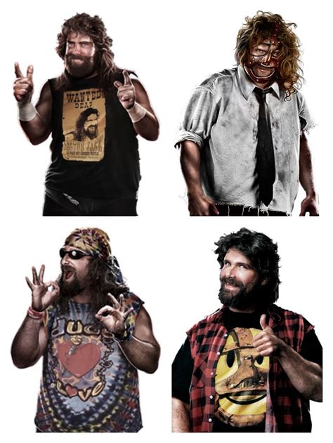 Cactus Jack, Mankind, Dude Love, Mick Foley | Heroes | Pinterest