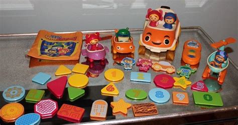 Team Umizoomi Large Lot - Bath Toys Figures, Vehicles, Counting Car ...