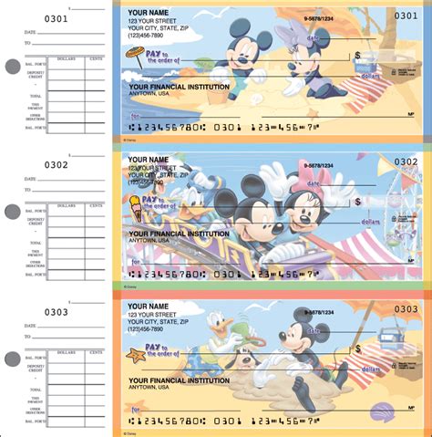 Licensed Disney Checks | Order Popular Disney Character Personal Checks ...