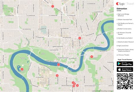 Printable Map Of Edmonton