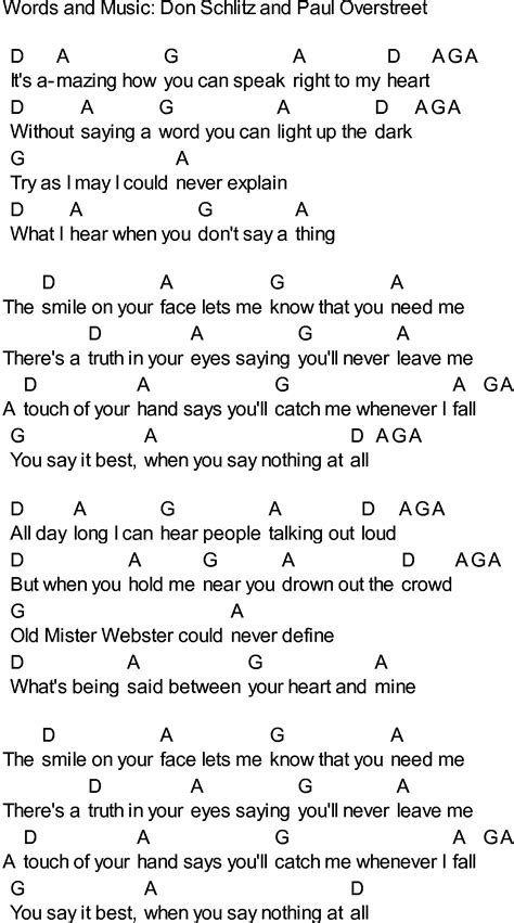 When you say nothing at all Ronan Keating Ukulele chords songs, Ukulele chords, Ukulele songs