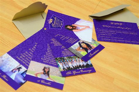 Samantha's Purple Mardi Gras Themed Debut Invitations, USA - Invitations by Dianne Tan + Design ...