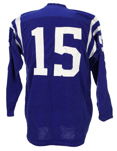 Lot Detail - 1968 Earl Morrall Baltimore Colts Game Worn Home Jersey ...