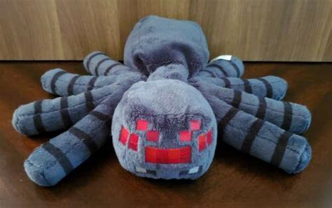 Minecraft Spider Plush Stuffed Animal Insect Arachnid 16" Black Red Soft | #2105123554