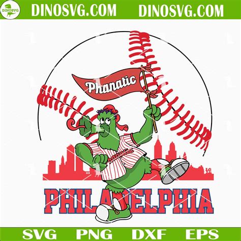 Philadelphia Phillies Phanatic Mascot SVG, Philadelphia Baseball SVG ...