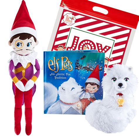 The Elf on the Shelf Elf Pets Arctic Fox Tradition and 18" Joe The Elf ...