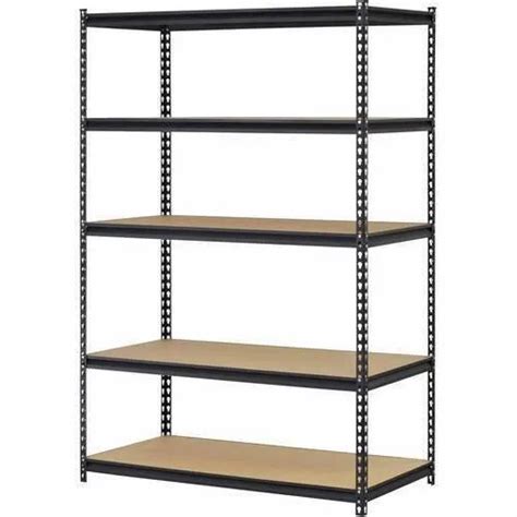 5-6 Ft Mild Steel 5 Shelf MS Slotted Angle Storage Rack at Rs 1925 in Nala Sopara