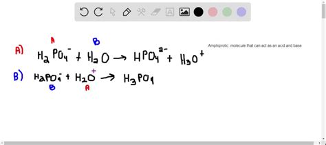 SOLVED:The dihydrogen phosphate ion has the ability to act as an acid in the presence of a base ...