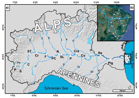 Water | Free Full-Text | The Po River Water Isotopes during the Drought Condition of the Year 2017