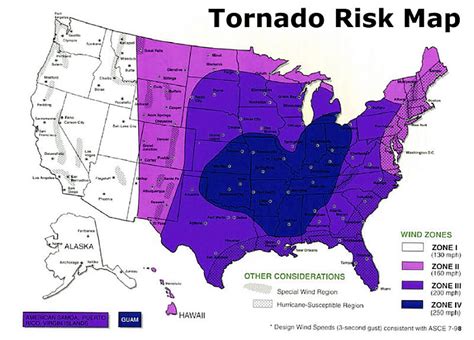 Us Tornado Risk Map