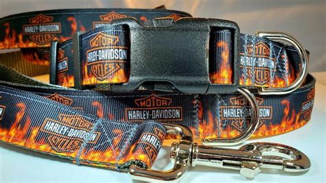 Harley Davidson Dog Collar or Leash Biker Dog Collar Harley | Etsy