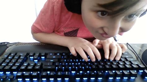 I was trying to see how a keyboard sounds and instead found a video with this kid making weird ...