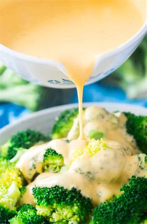 Cheese Sauce for Broccoli Recipe - an easy cheesy sauce recipe