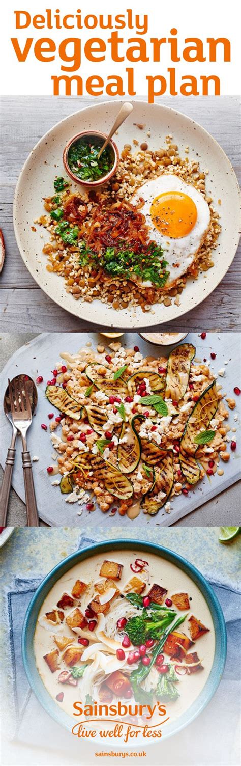 Make everyone jealous with these tasty vegetarian recipes. Follow these healthier Sainsbury's ...