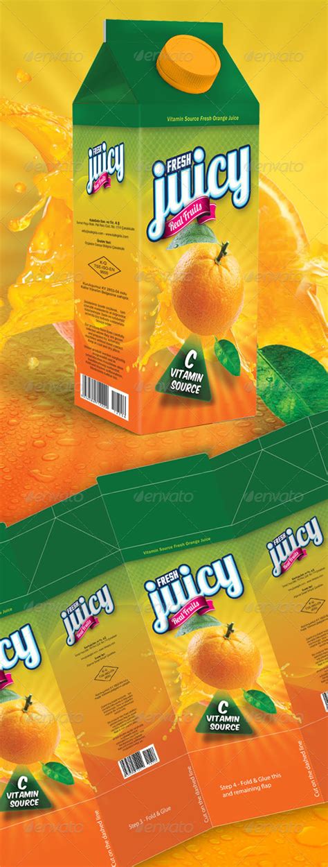 Free Printable Template For Wallet Made Of Orange Juice Carton » Dondrup.com