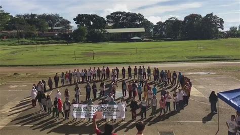 Students at the Mindanao State University in Marawi City advocate for peace in Mindanao msumain ...