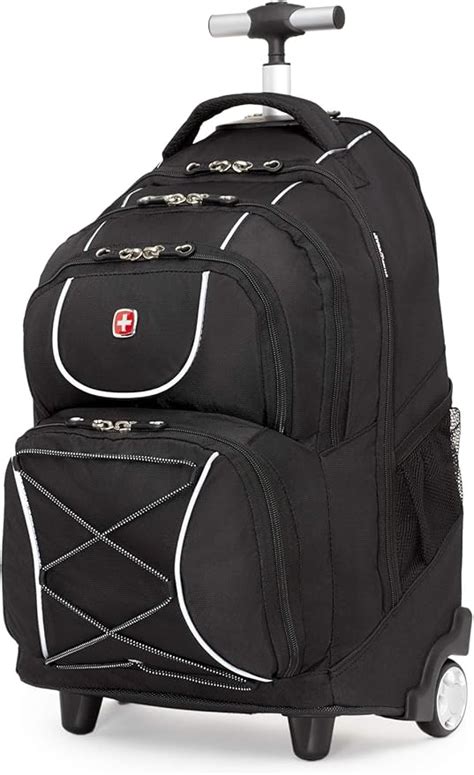 Swiss Gear International Carry-On Size Wheeled Laptop Backpack - Holds Up to 15.6-Inch Laptop ...