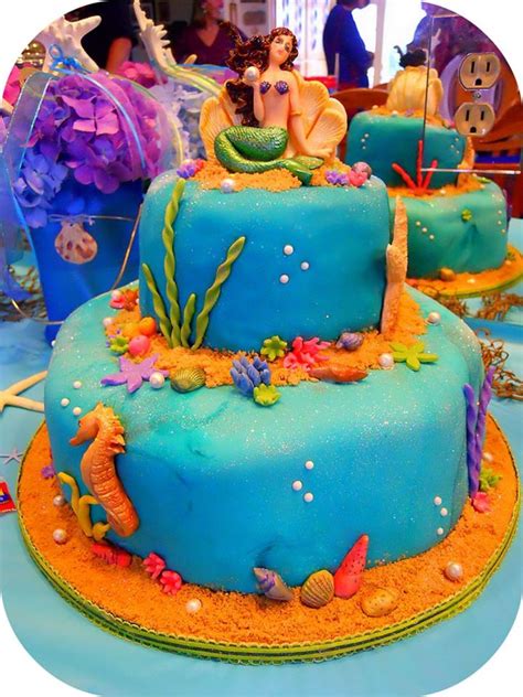 Mermaid Under The Sea Sweet 16 Birthday Cake - CakeCentral.com