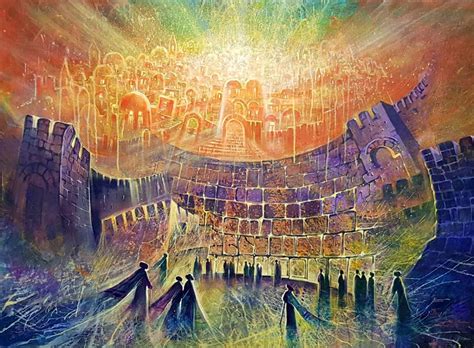 Original Oil Painting: Emerge of a new day in Jerusalem - Alex Levin