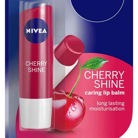 Buy Nivea Lip Care Fruity Shine Cherry, 4.8g Online get Upto 60% OFF ...