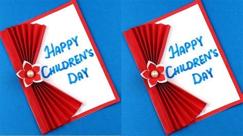 Children's day card | Handmade Greeting cards |Happy Children's day ...