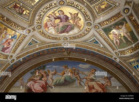 Room of the Signature, Raphael Rooms, Apostolic Palace, Vatican Museums ...