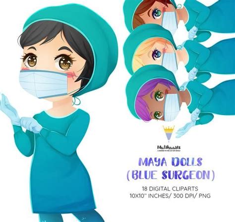 Surgeon Clipart Doctor Clipart Medical Clipart Health - Etsy | Nurse ...