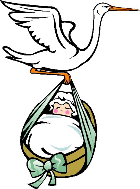 Stork Delivering Baby - Cliparts.co