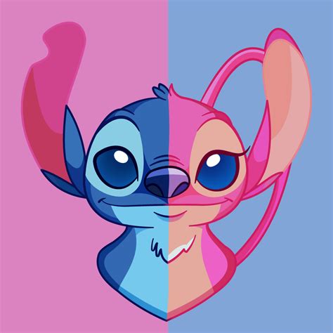 ArtStation - Stich e Angel, Henrique Alves | Stitch drawing, Disney canvas art, Stitch and angel