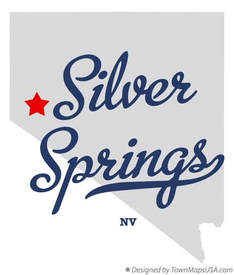 Map of Silver Springs, NV, Nevada